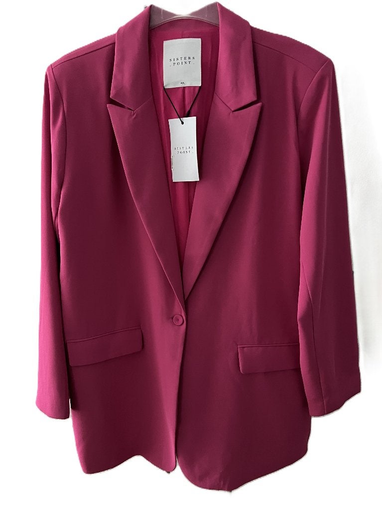 Nieuw SisterS Point Vagna loose fit long blazer L Pink, Verzenden, Maat 42/44 (L), Sisters Point, Nieuw