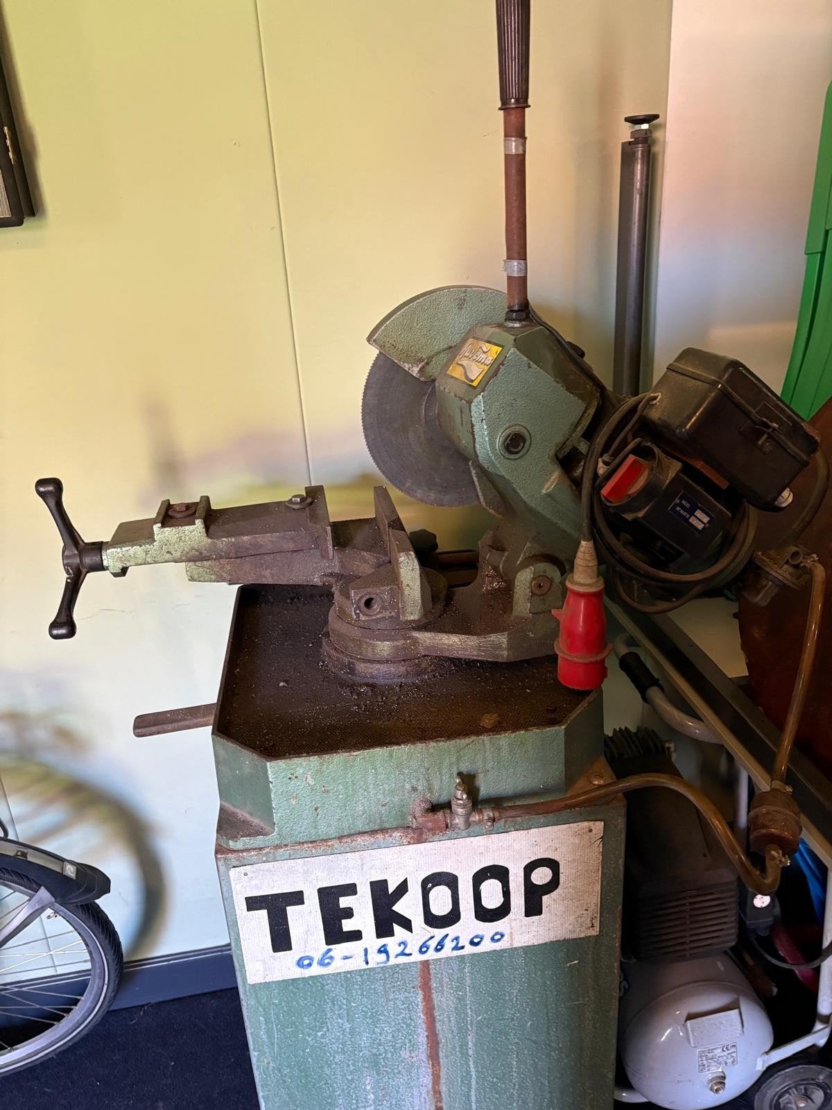 Zaagmachine / staal Zaagmachine / huvema, Doe-het-zelf en Verbouw, Gereedschap | Zaagmachines, Ophalen, Gebruikt, 70 mm of meer