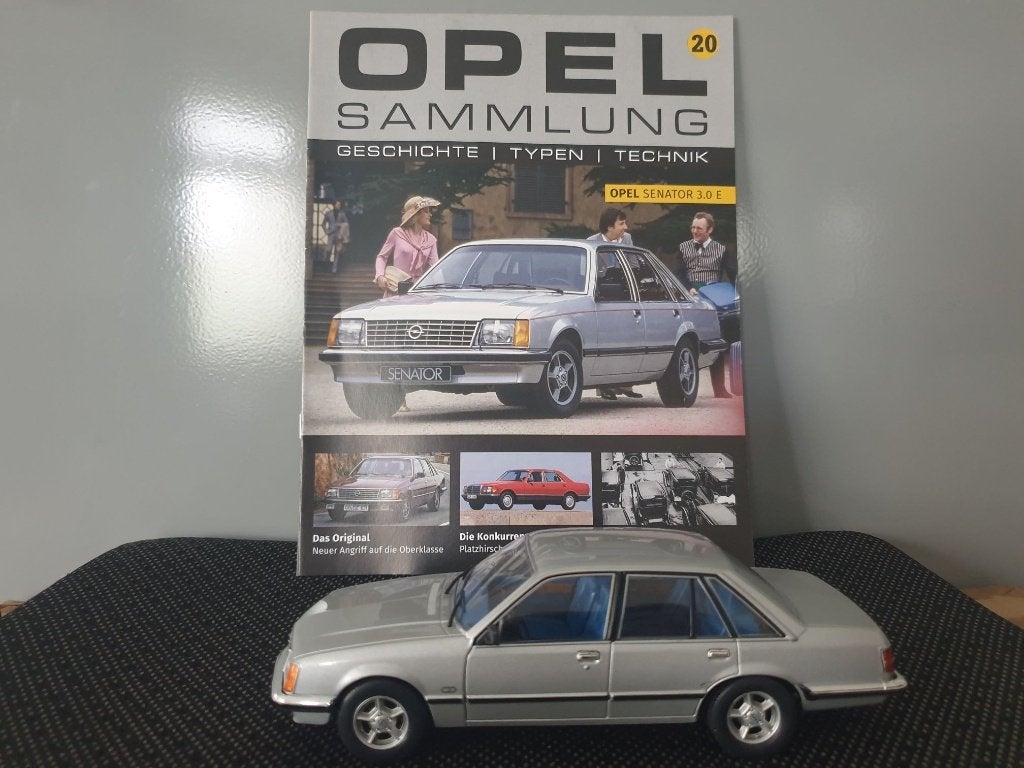 Opel Senator A1 1:24 Hachette Opel Sammlung, Hobby en Vrije tijd, Modelauto's | 1:24, Ophalen of Verzenden, Nieuw, Auto, Overige merken