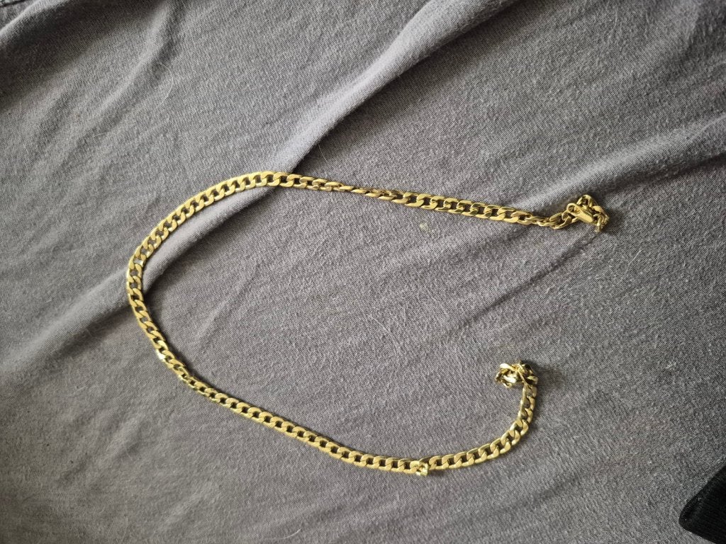 Gouden ketting, Gebruikt, Ophalen of Verzenden, Goud, Goud