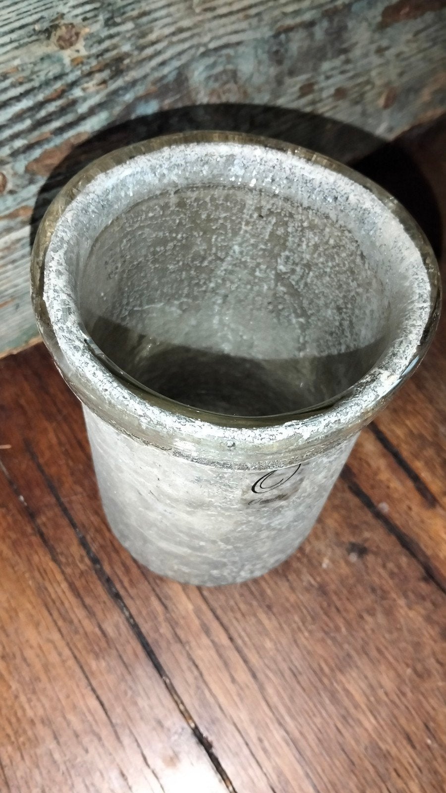 Mooi degelijk waxinelichtje waxineglas, Gebruikt, ., Waxinelichthouder, Ophalen of Verzenden