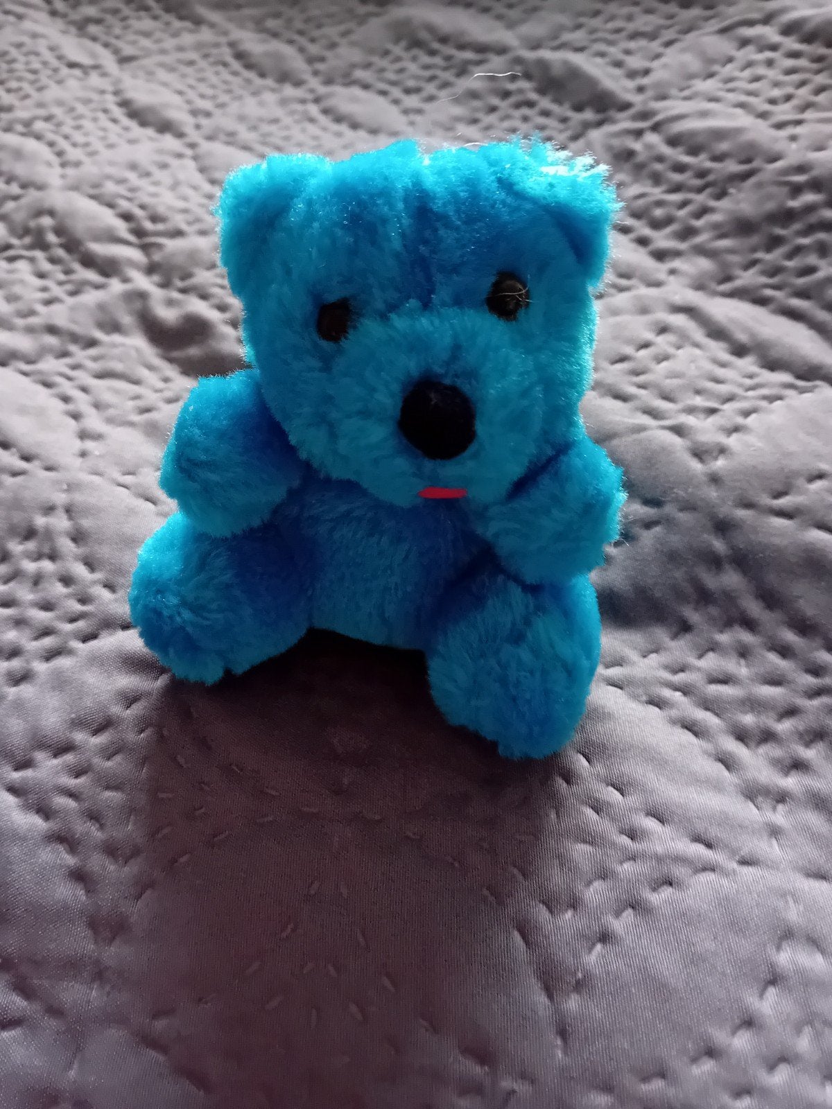 Blauw beertje 10 cm - Lagardere knuffel, Overige merken, Beer, Blauw, Ophalen of Verzenden