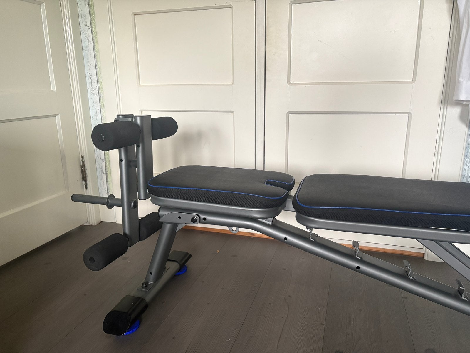 Domyos fitnessbank bench, Ophalen, Zo goed als nieuw, Benen, Fitnessbank