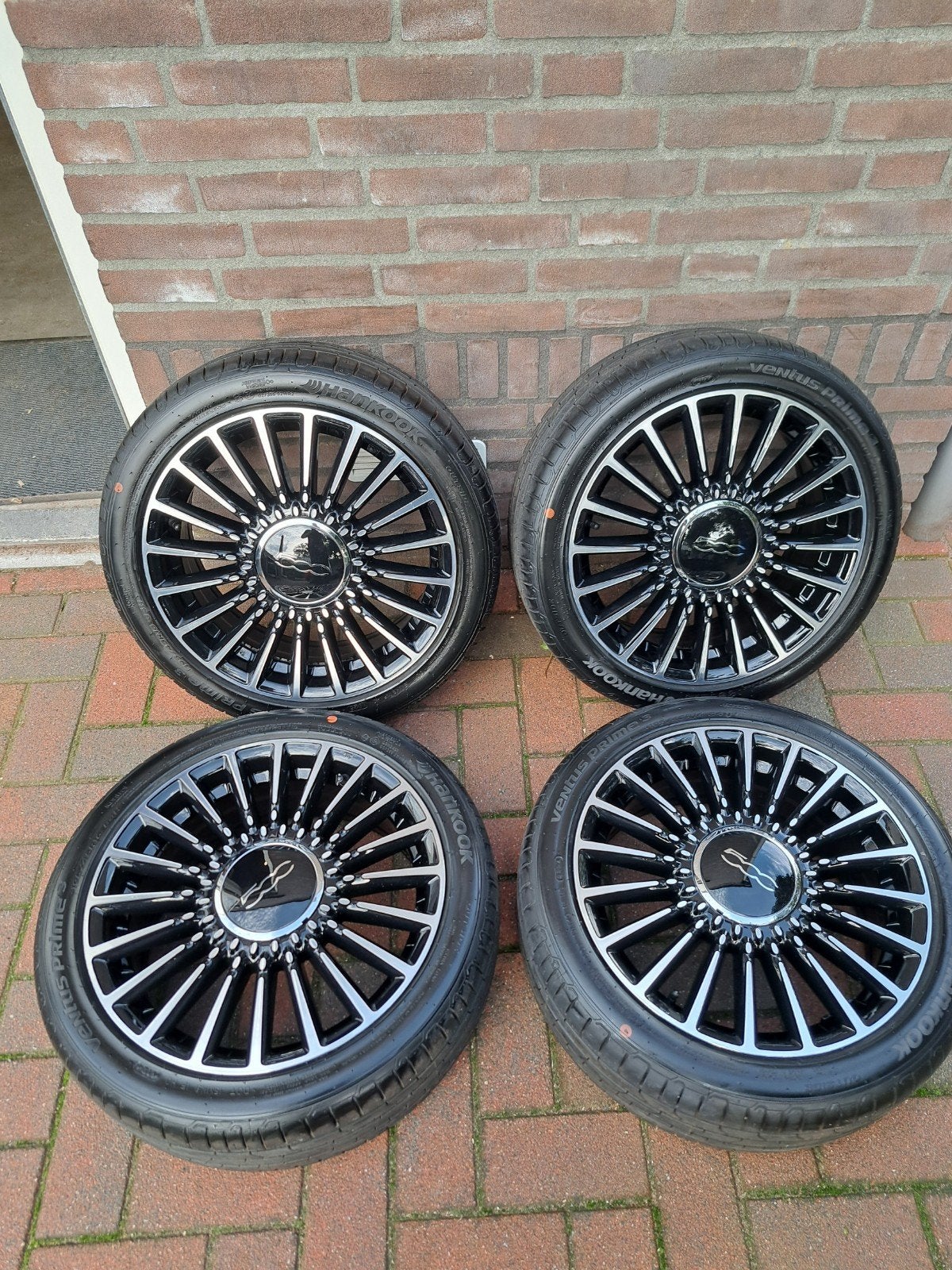 nieuwe set 16 inch velgen voor fiat 500, panda ford ka 4x98, Ophalen