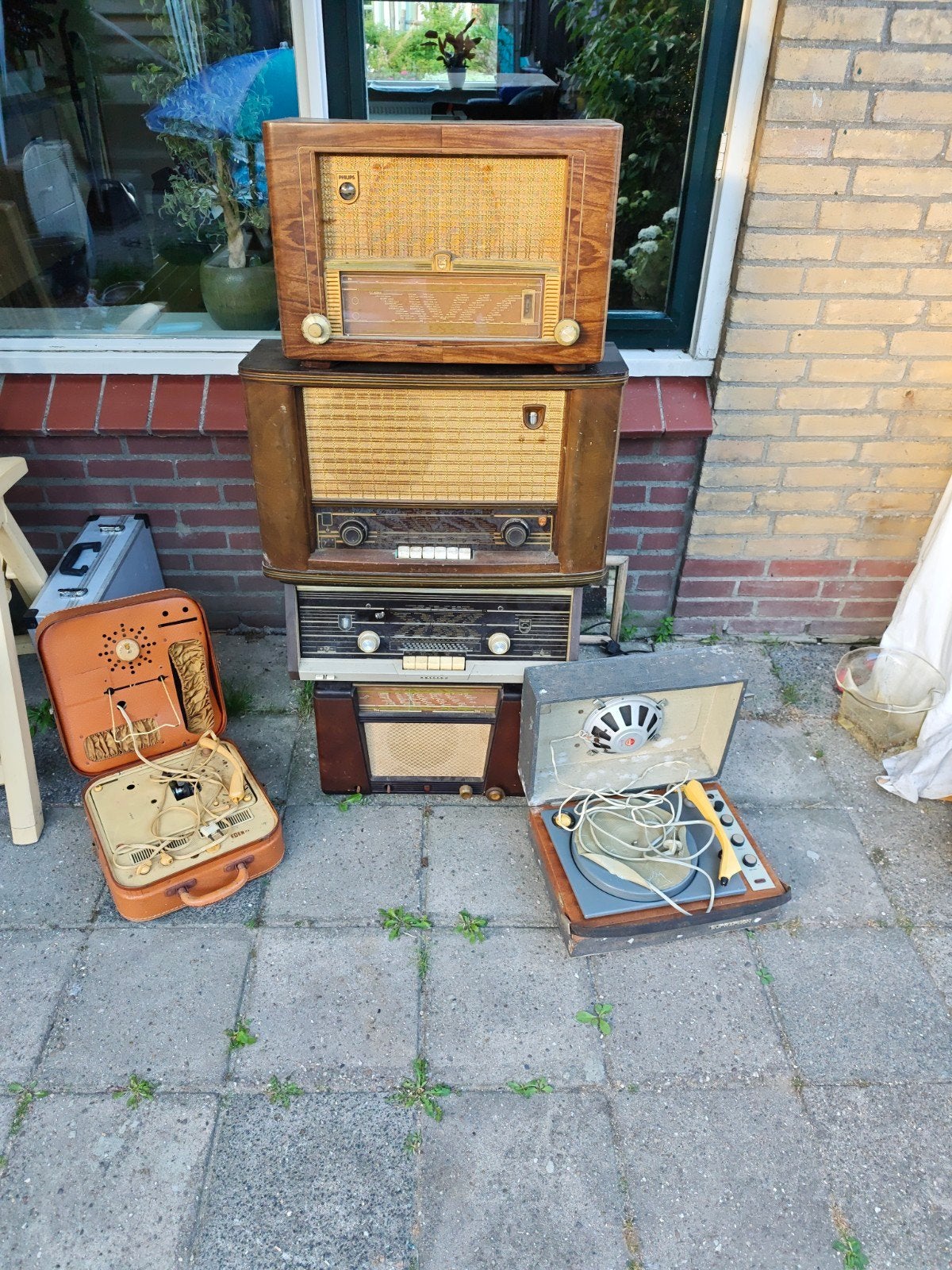 4x Philips radio & 2x platenspeler (Supraphon, Eden), Ophalen, Niet werkend, Overige typen
