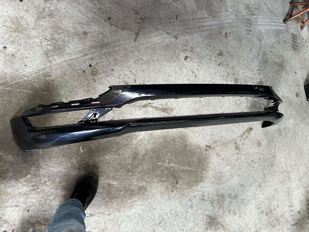 spoiler v90 Cross onderlip voorbumper 31383994 2017-2020, Gebruikt, Voor, Volvo, Volvo