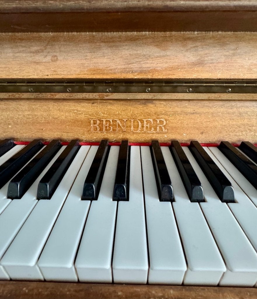 BENDER Piano, Ophalen, Gebruikt, Bruin, Piano