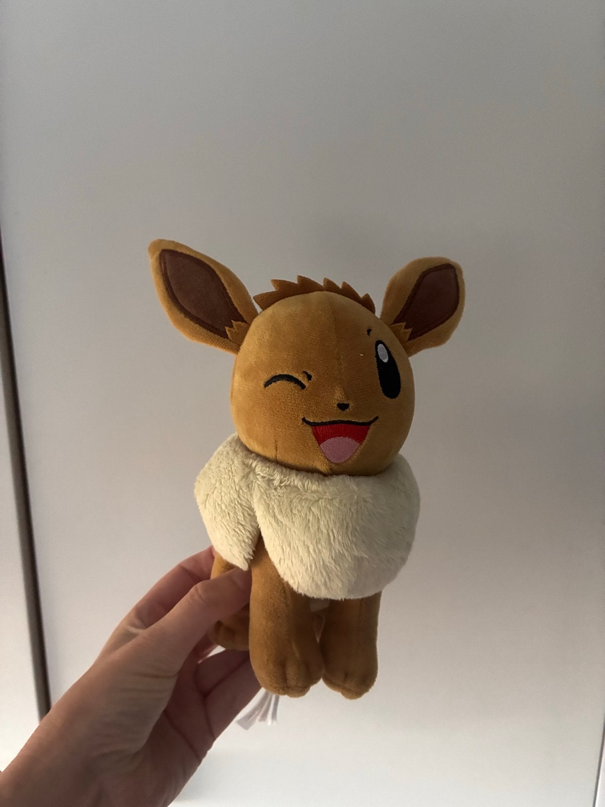 Knuffel Eevee Pokémon - Zo goed als nieuw, Kinderen en Baby's, Speelgoed | Knuffels en Pluche, Ophalen, Pokémon, Bruin, Met label