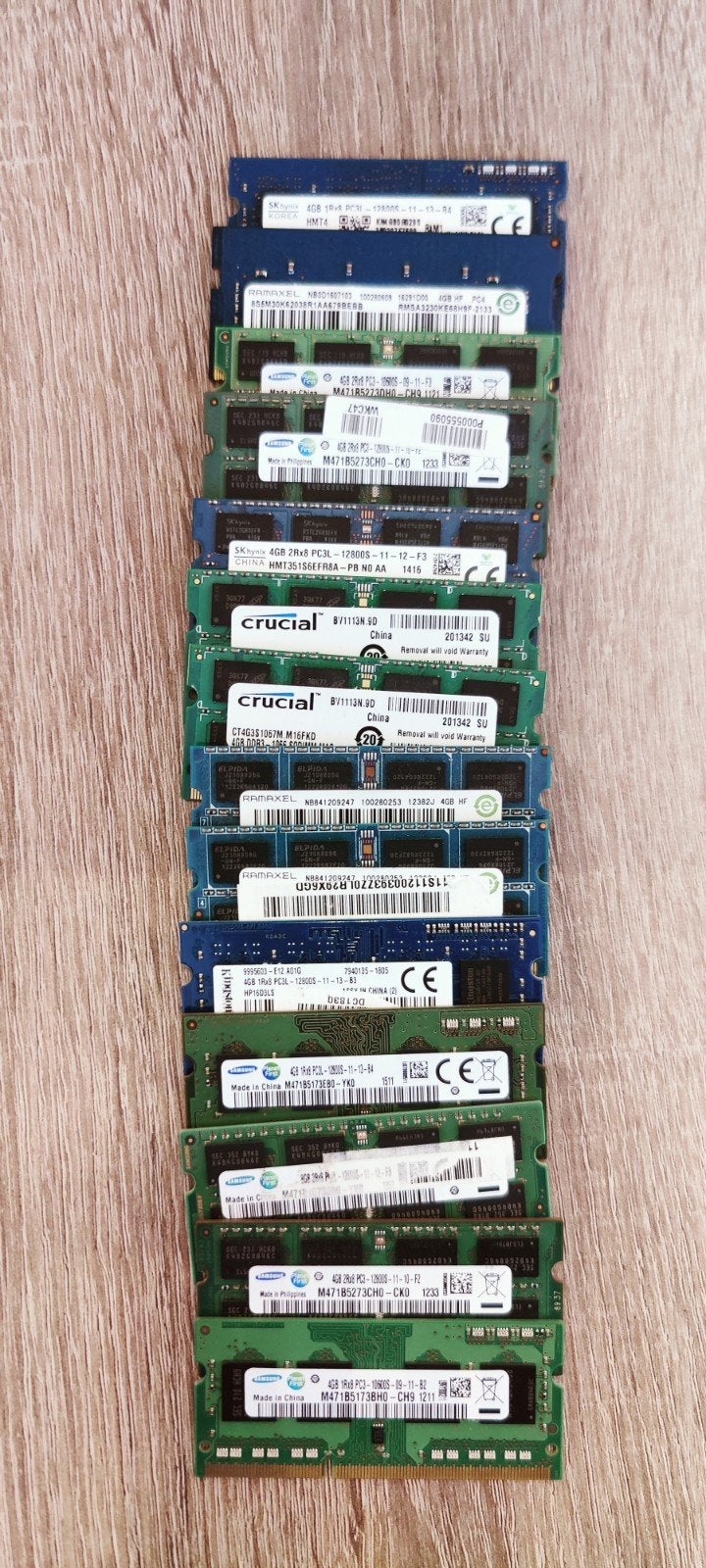 14x 4GB Laptop, Computers en Software, Ophalen of Verzenden, Gebruikt, Laptop, 4 GB