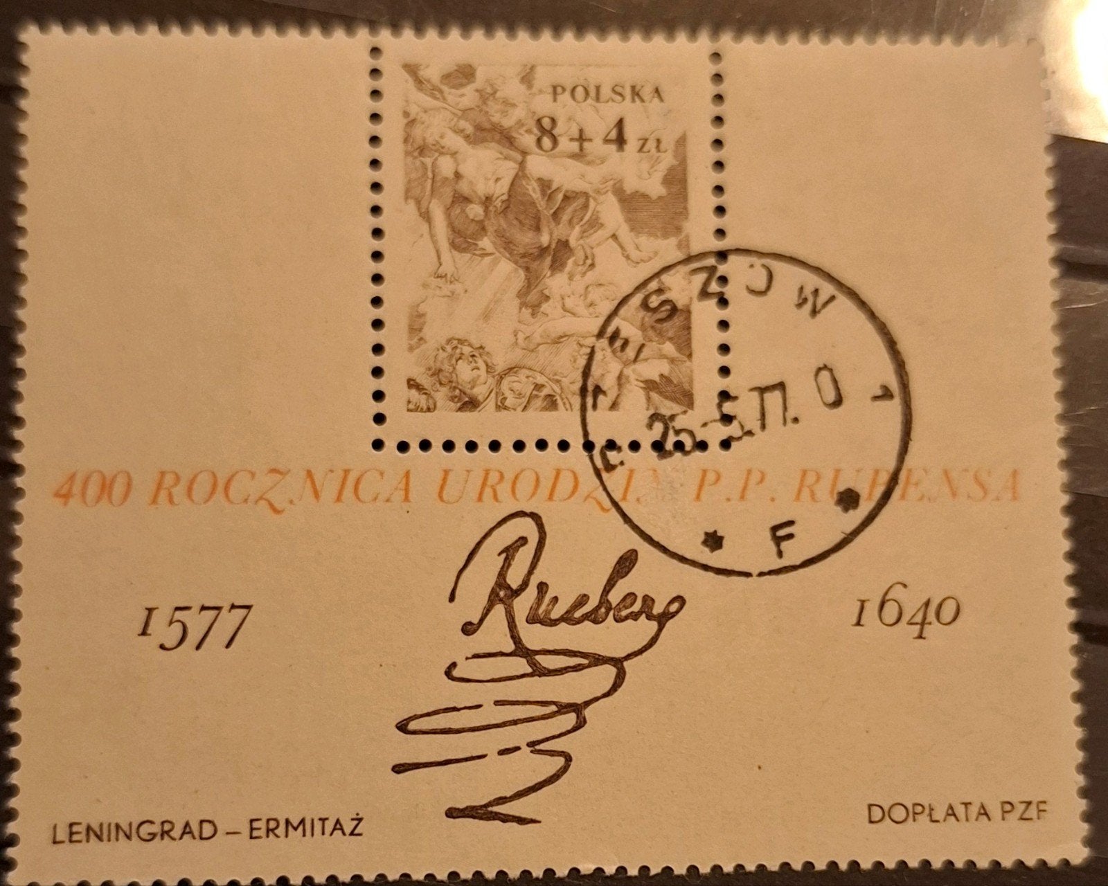 Polen 400j P.P.Rubens  gestempeld, Postzegels en Munten, Ophalen of Verzenden, Polen, Gestempeld