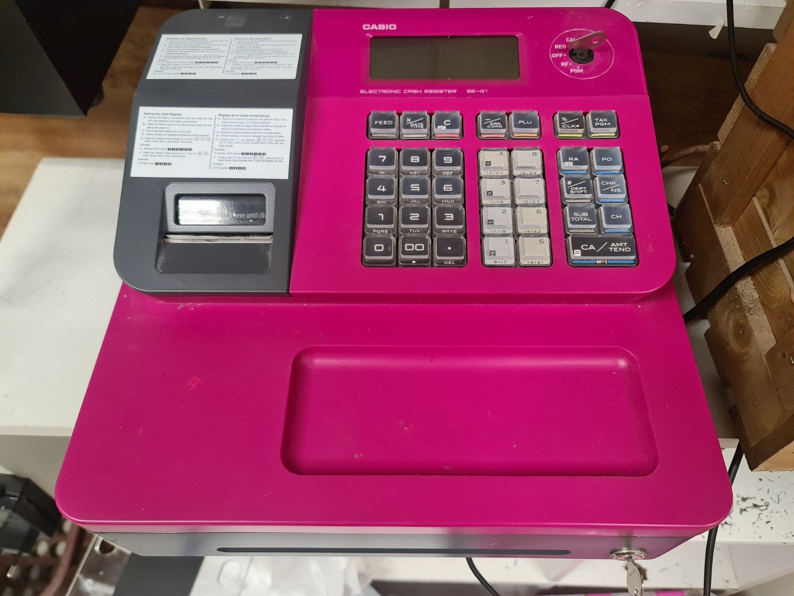 Casio Elektronische Kassa - Roze, Ophalen of Verzenden