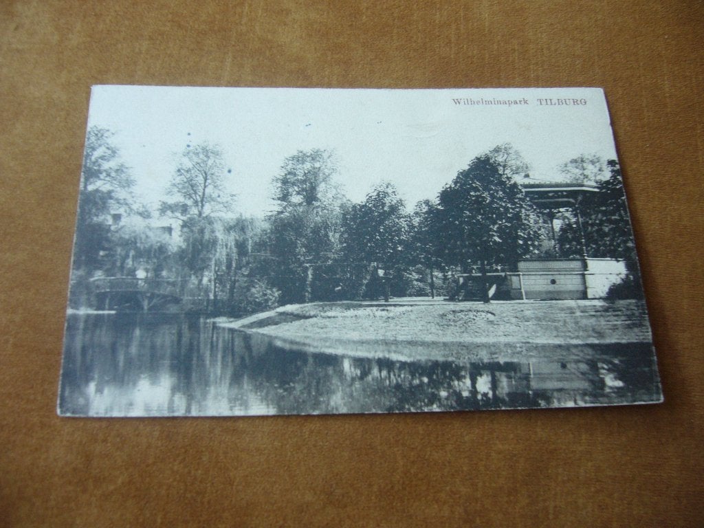 TILBURG  =  WILHELMINAPARK  BRIEFKAART, Verzamelen, Ophalen of Verzenden, Voor 1920, Gelopen, Noord-Brabant
