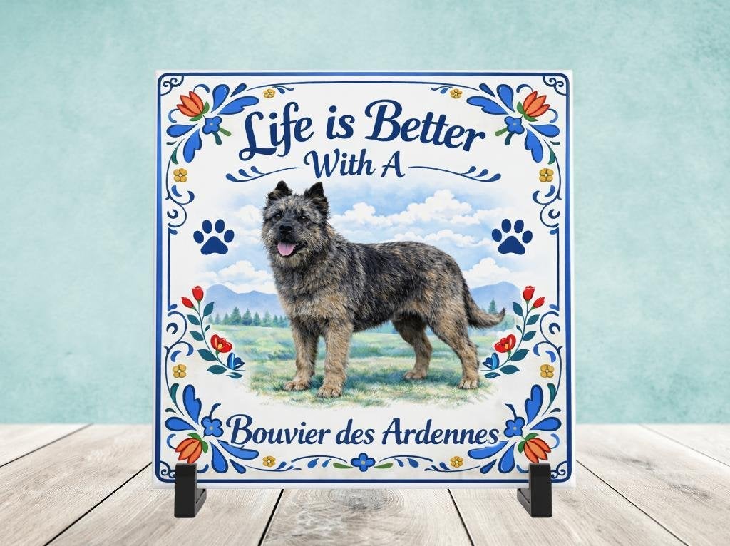Life is Better With a Bouvier des Ardennes - Tegel, Verzenden, Nieuw