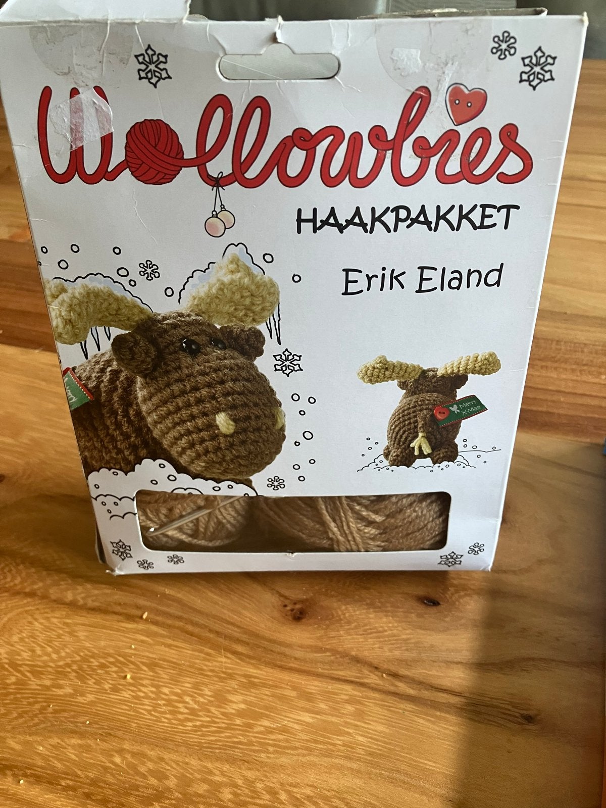 Wollowbies Haakpakket Erik Eland, Nieuw, Ophalen of Verzenden, Overige merken, Knutselset