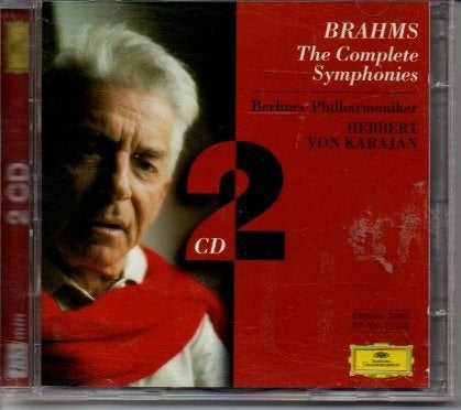 Brahms: The Complete Symphonies  / Karajan  2 CDs, Symfonie, Brahms, Ophalen of Verzenden, Zo goed als nieuw