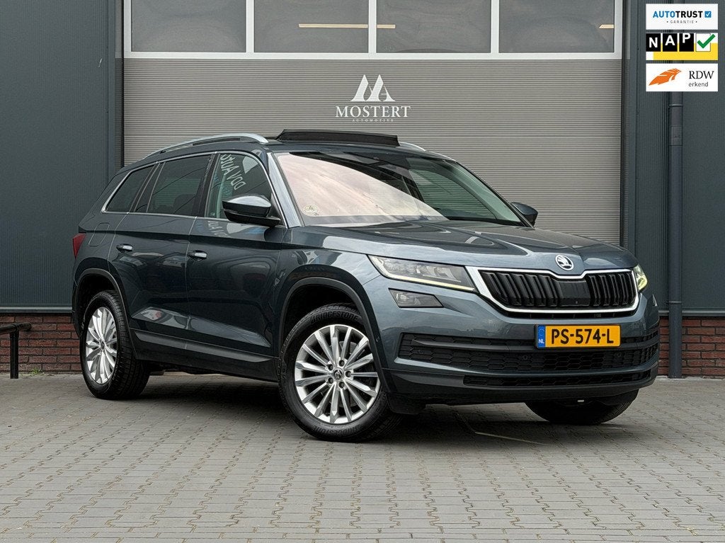 Skoda Kodiaq 2.0 TSI/179pk 4x4 Style Business 7p.|2017|NAP|P, Auto's, Automaat, Gebruikt, 4 cilinders, 7 stoelen