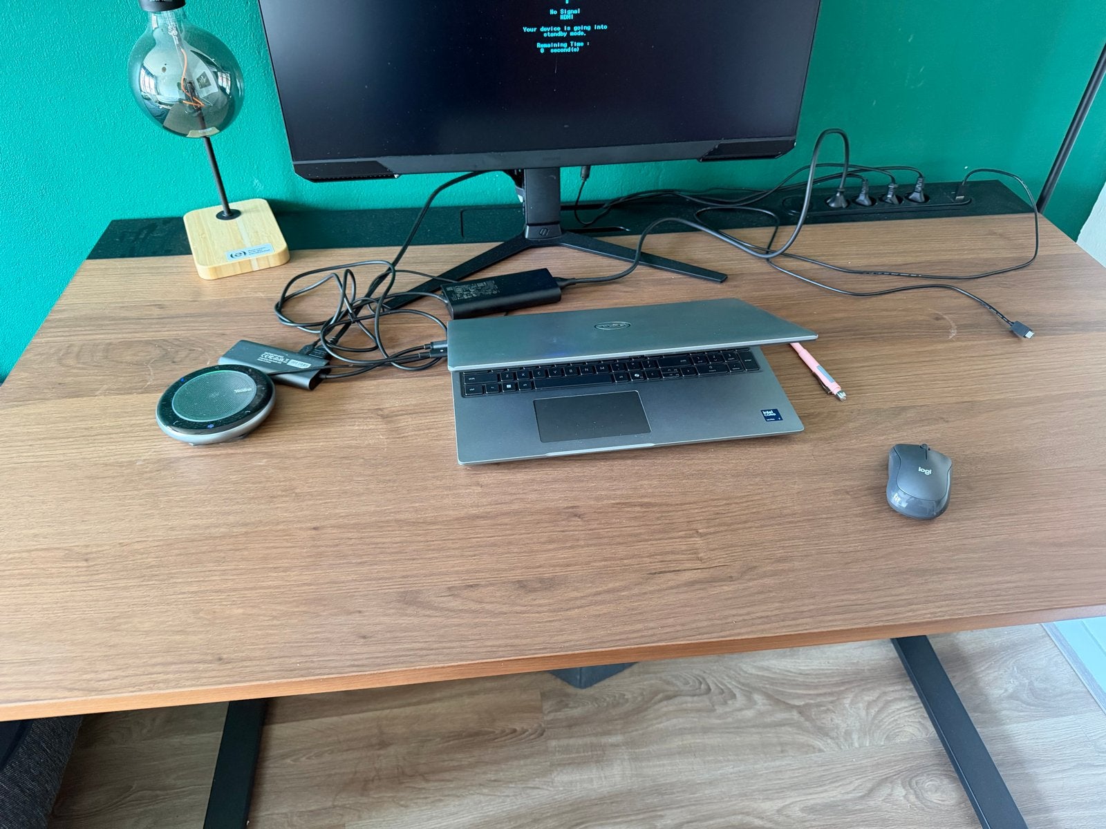 Ikea bureau 140x80 cm, Ophalen, Gebruikt, Hout, Bruin