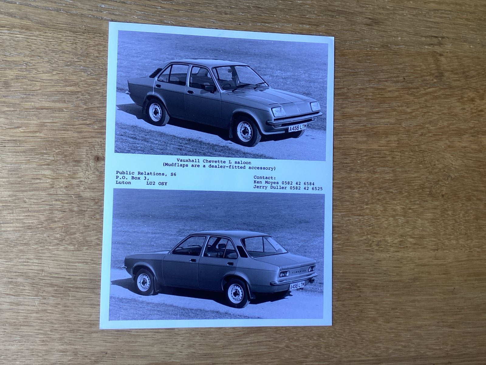 Vauxhall Chevette L Saloon Persfoto (1983), Ophalen of Verzenden, Gelezen, Overige merken