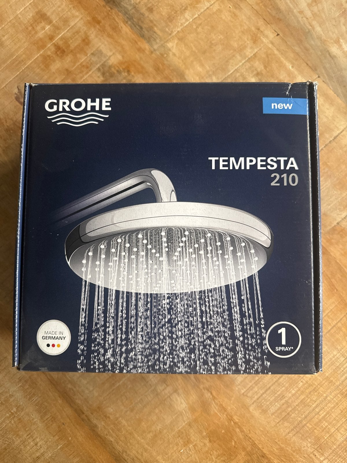 Grohe Tempesta 210 Hoofddouche - Nieuw in doos, Ophalen of Verzenden, Nieuw, Chroom, Douche
