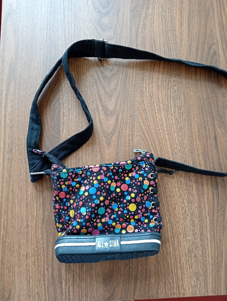 Converse tas, Ophalen of Verzenden, Gebruikt, Zwart, Overige merken
