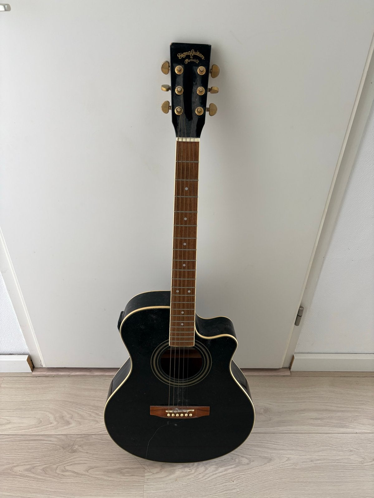 Sigma Guitars TB-1B Martin & Co gitaar met element, Ophalen, Gebruikt, Western- of Steelstringgitaar, Met (piezo-)element