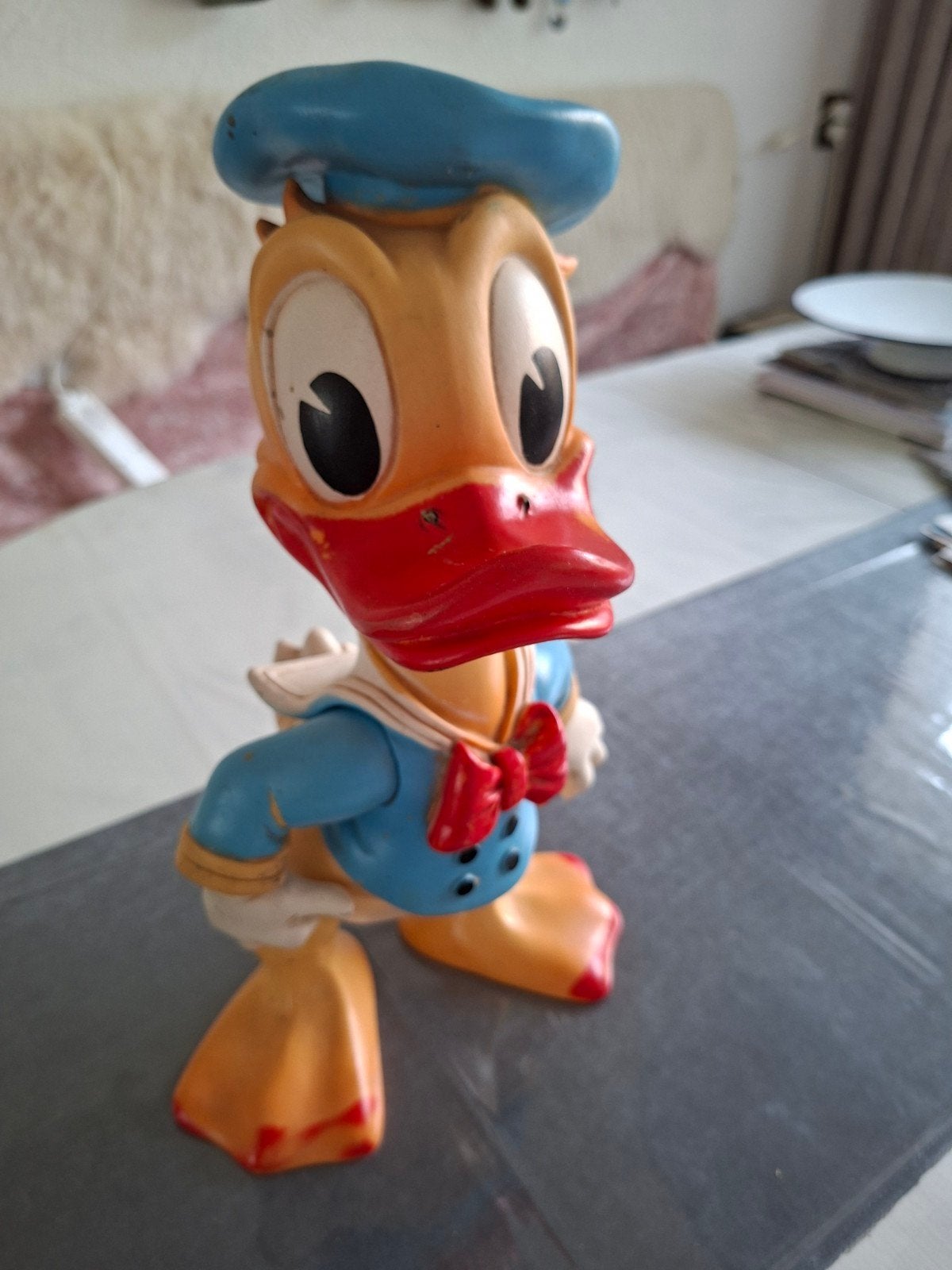 Vintage Donald Duck  - Walt Disney 1962, Verzamelen, Ophalen of Verzenden, Donald Duck, Zo goed als nieuw, Beeldje of Figuurtje