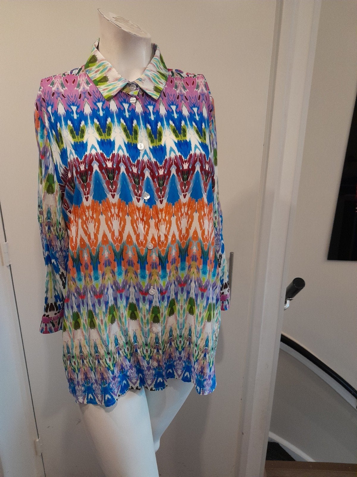 Super leuke Peter Hahn blouse maat 38, Peter Hahn, Ophalen of Verzenden, Zo goed als nieuw, Maat 38/40 (M)