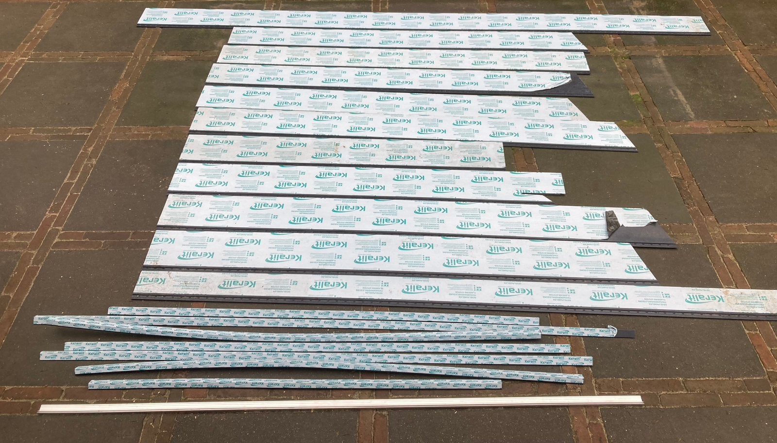 Keralit potdeksel 177mm monumentenblauw restant, Ophalen, Zo goed als nieuw, Overige materialen