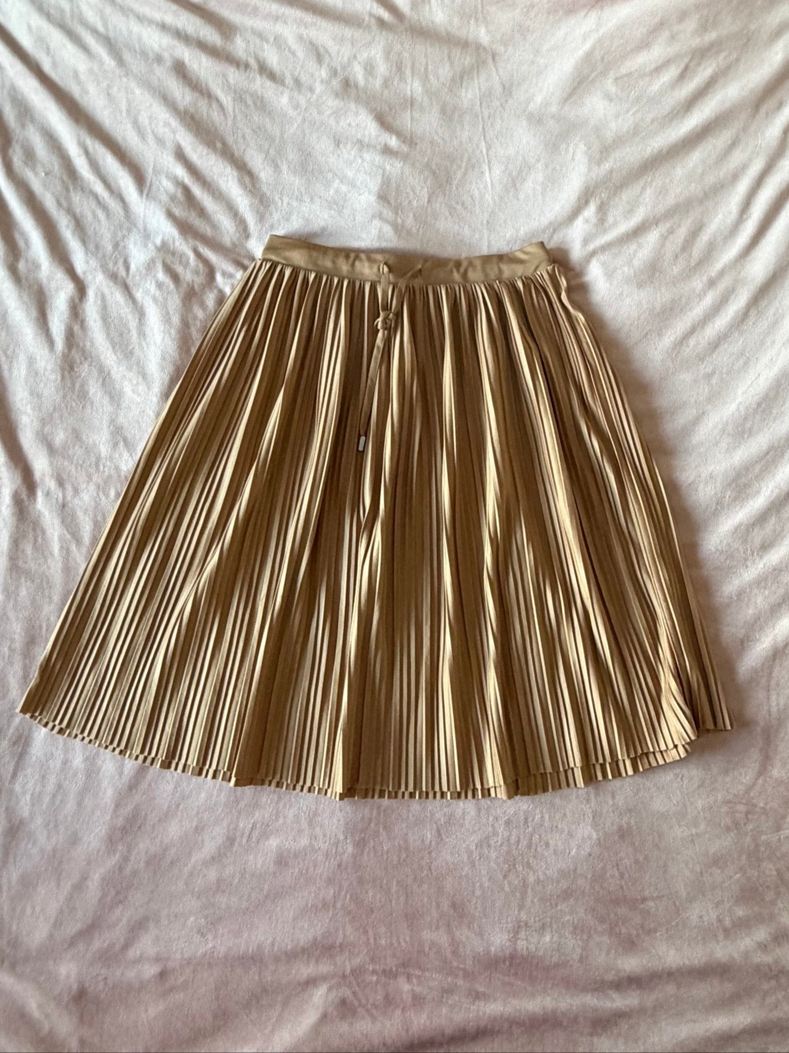 EDC by Esprit Beige Parijse Midi Rok Medium Met Touwsluiting, Maat 38/40 (M), Beige, Ophalen of Verzenden, Edc by Esprit