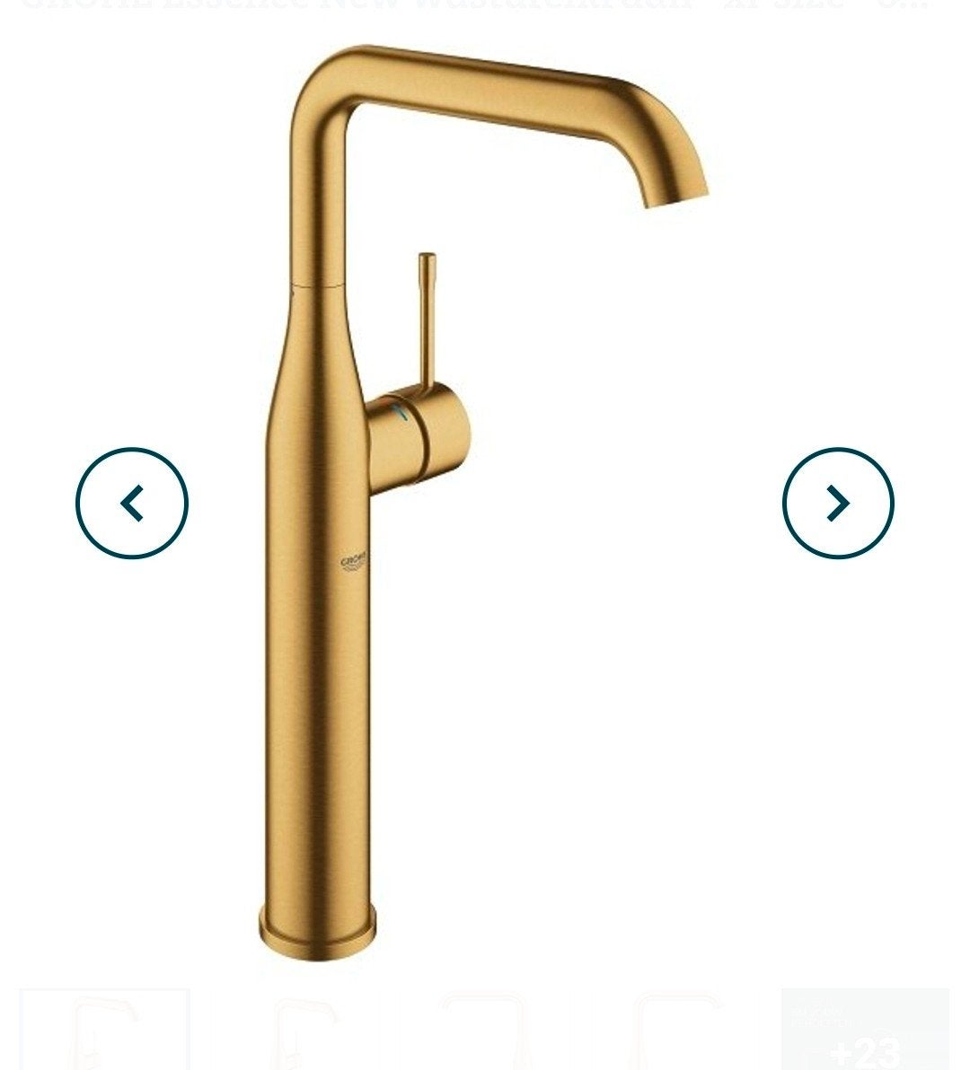 GROHE Essence New wastafelkraan XL - geborsteld cool sunrise, Ophalen of Verzenden, Nieuw, Chroom, Wastafel
