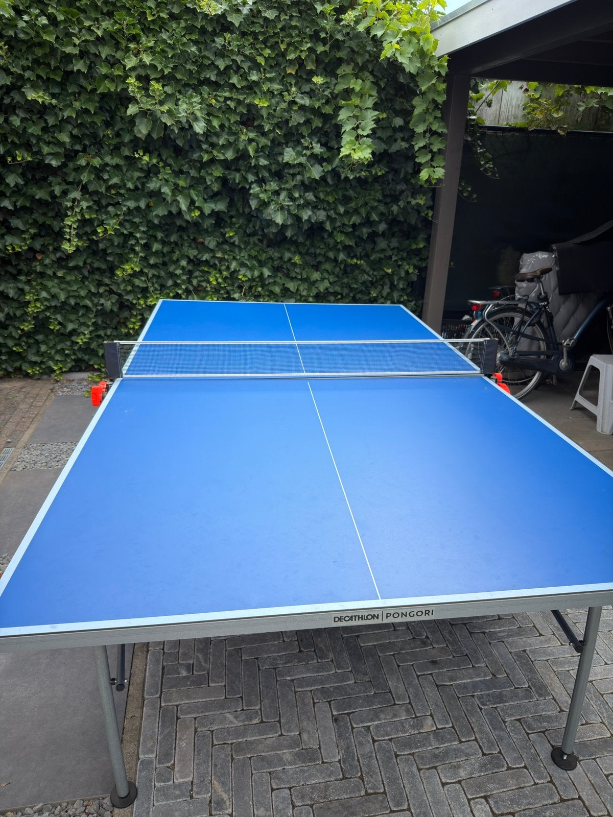 Outdoor tafeltennistafel Pongori, Sport en Fitness, Tafeltennis, Ophalen, Zo goed als nieuw, Tafel Outdoor