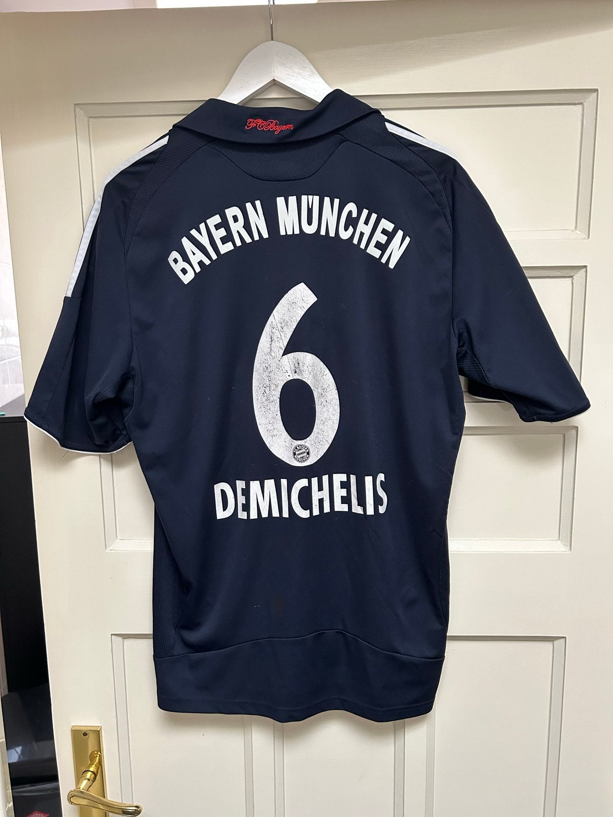 Bayern München uitshirt 2008-2009 Demichelis #6 Maat L, Maat L, Verzenden, Gebruikt, Shirt