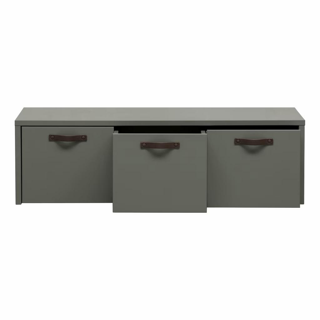 vtwonen Bank Stage met 3 laden, Ophalen, Gebruikt, Grenenhout, Minder dan 50 cm