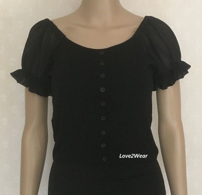 Crop top zwart Morgan, Kleding | Dames, Zwart, Nieuw, Korte mouw, Maat 34 (XS) of kleiner