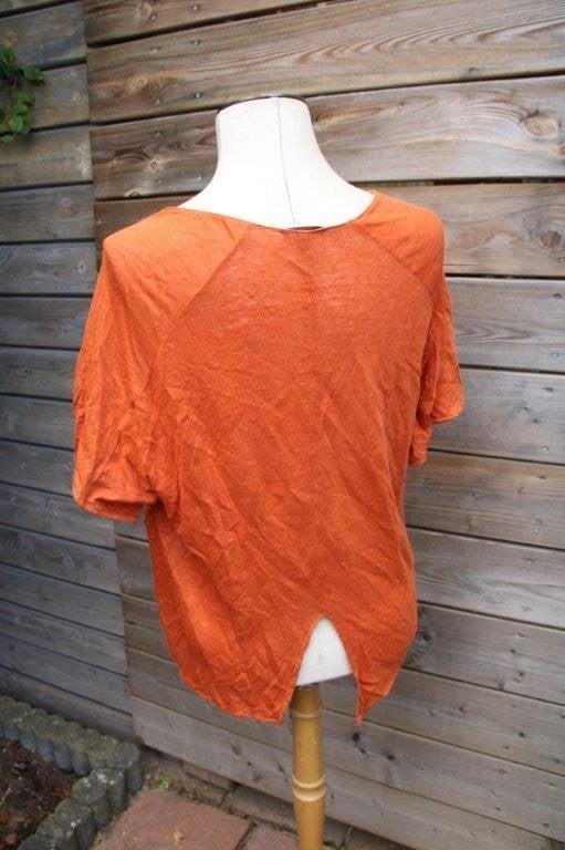 Tuniek oranje Massimo Dutti mt L/XL Vaste prijs AANBIEDING, Massimo Dutti, Maat 42/44 (L), Oranje, Ophalen of Verzenden