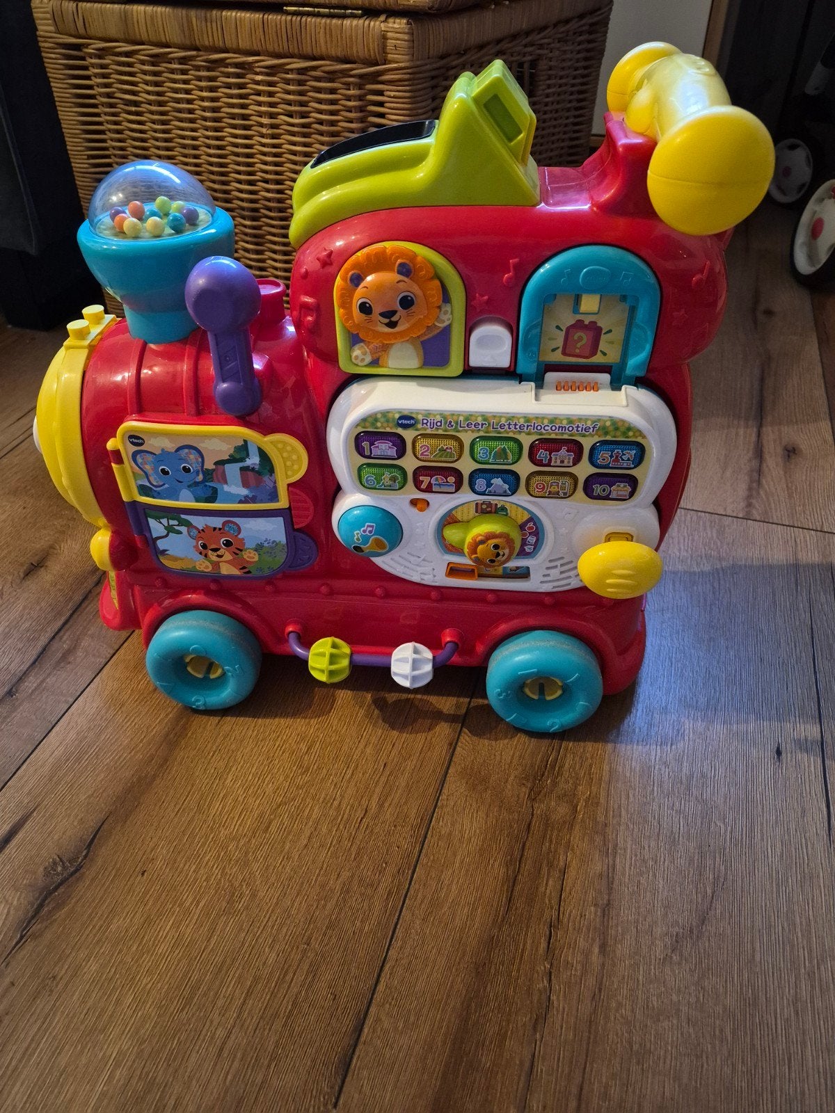 VTech Rijd & Leer Letterlocomotief met blokken, Ophalen, Gebruikt, Overige typen, Met licht