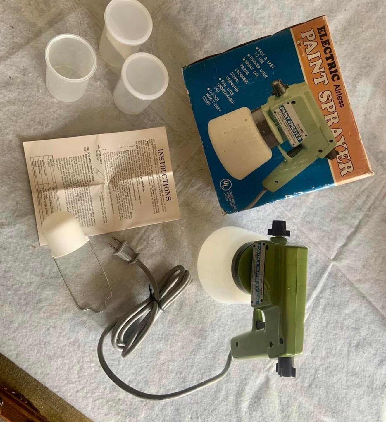 Vintage Elektrische Airless Paint Sprayer Verf spuit retro, Nieuw, Ophalen of Verzenden, H, H