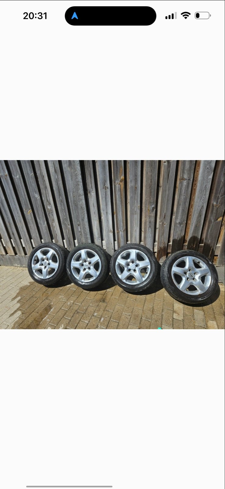 4 Velgen met banden voor Opel astra, Ophalen of Verzenden
