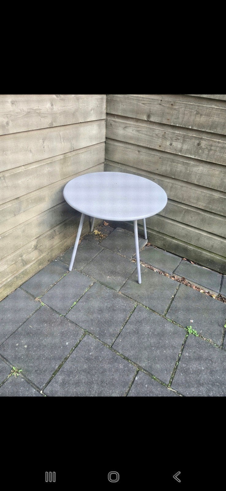 Bijzettafel, Huis en Inrichting, Tafels | Sidetables, Ophalen of Verzenden, 25 tot 50 cm, Rond, 50 tot 100 cm