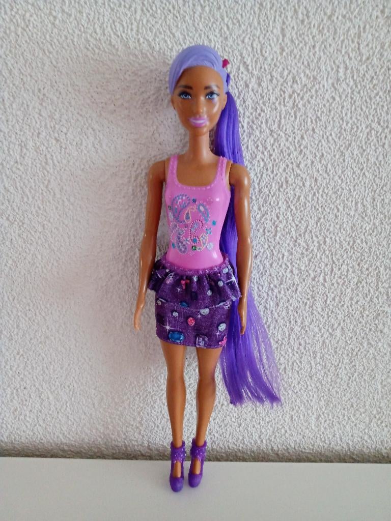Barbie Color Reveal Totally Denim HJX58, Kinderen en Baby's, Speelgoed | Poppen, Ophalen of Verzenden, Gebruikt, Barbie