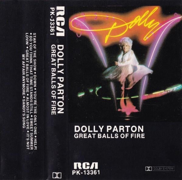 Dolly Parton – Great Balls Of Fire  Origineel Cassettebandje, Cd's en Dvd's, Cassettebandjes, Ophalen of Verzenden, Nieuw in verpakking