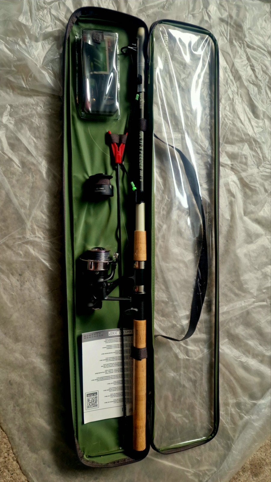 Crivit Multi-X Feeder 300-5 Vishengel Set - Nieuw, Watersport en Boten, Ophalen, Nieuw, Complete hengel