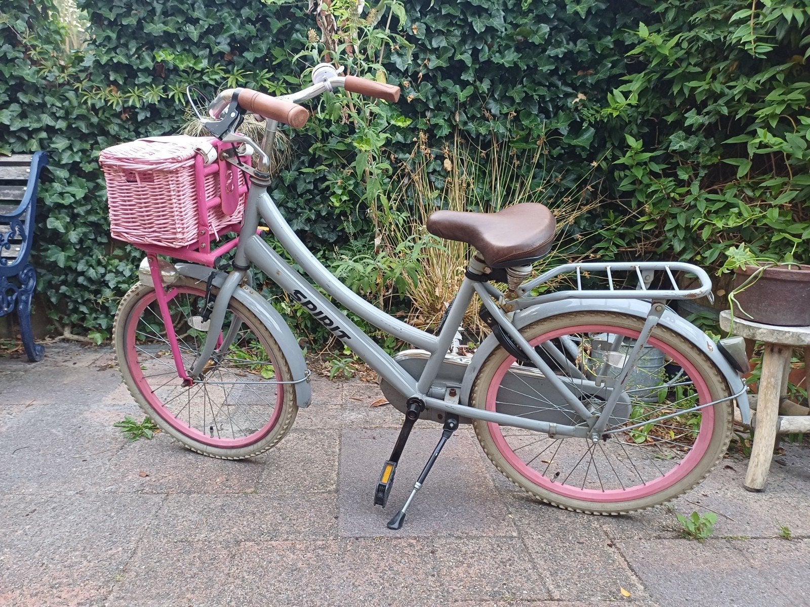 meisjesfiets 22 inch Spirit, Fietsen en Brommers, Fietsen | Meisjes, Ophalen, Terugtraprem, 22 inch, Gebruikt