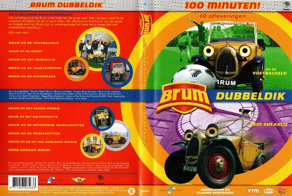 Brum dubbeldik, ... en de voetbalheld & ... redt een katje, Alle leeftijden, Ophalen of Verzenden, Zo goed als nieuw