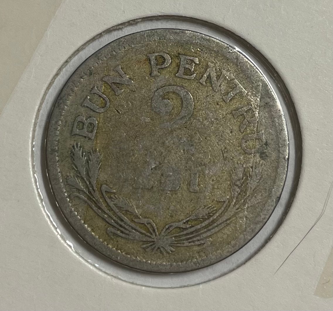 2 lei Roemenië 1924, Ophalen of Verzenden