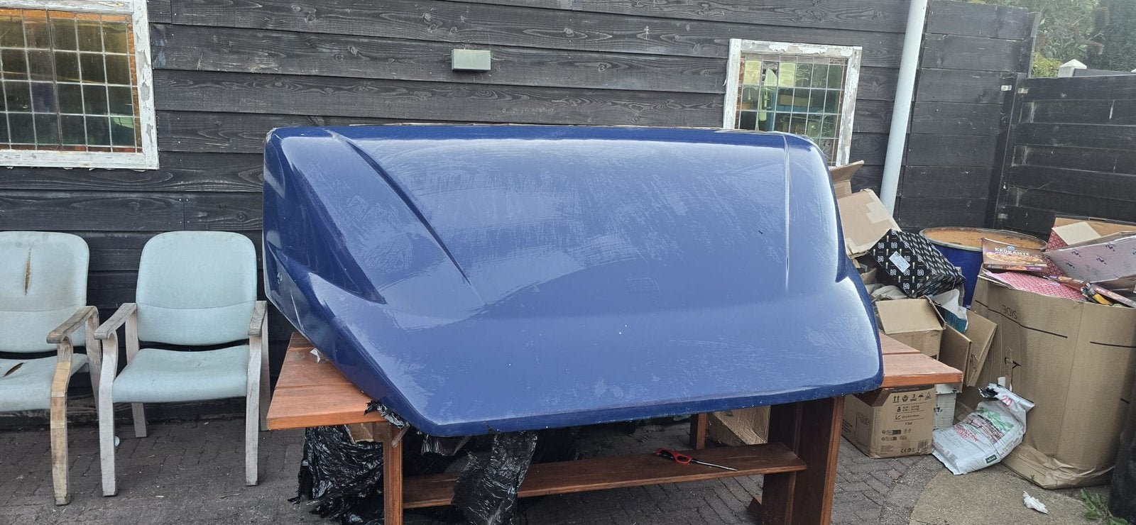 dakspoiler windgeleider windvanger spoiler Mercedes Sprinter, Ophalen, Gebruikt, Achterklep, Voor