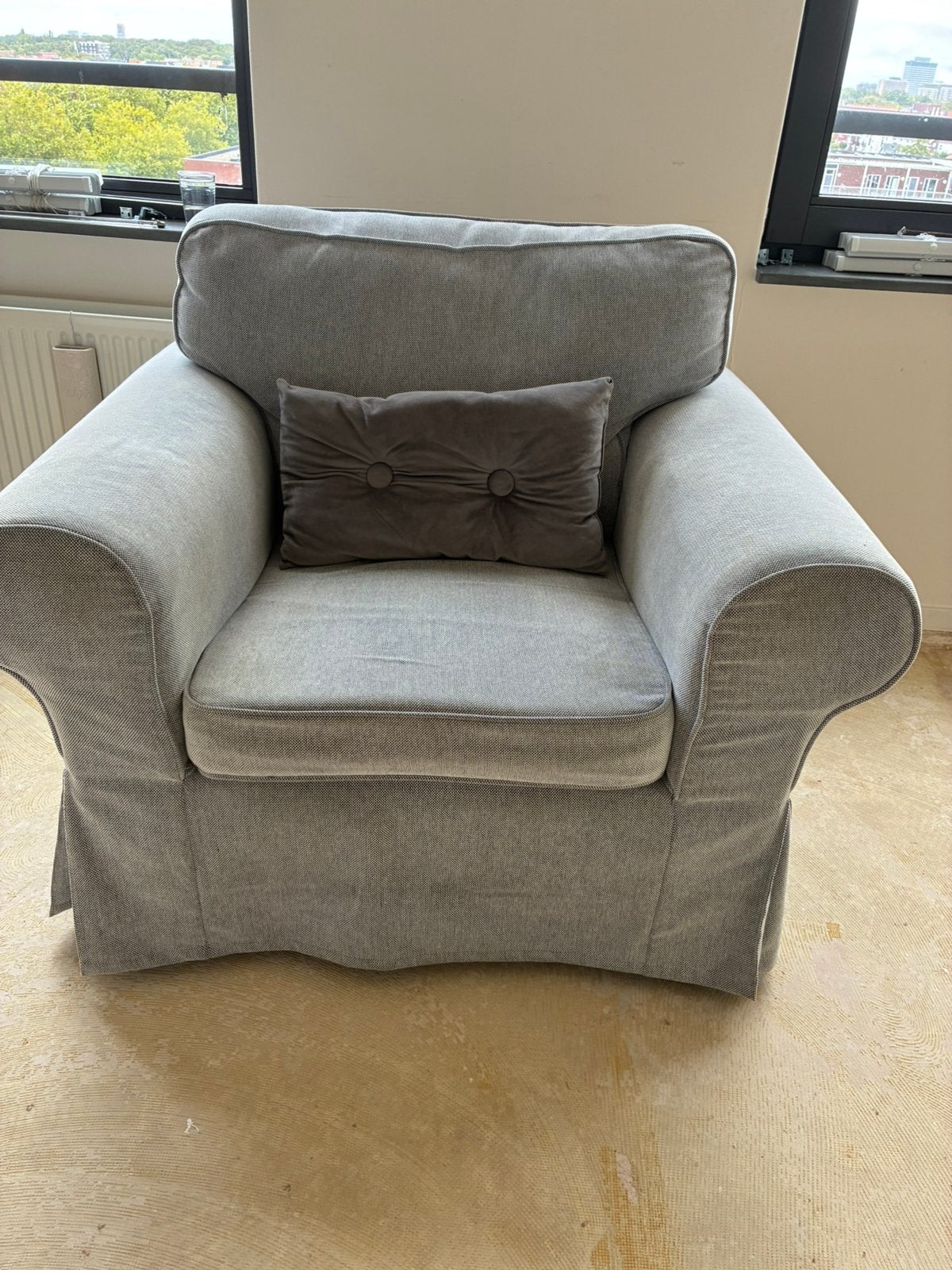 Ikea stoel, Huis en Inrichting, Fauteuils, Ophalen, Gebruikt, 75 tot 100 cm, Stof