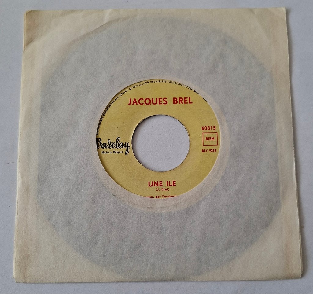 Jacques Brel - Une ile, Ophalen of Verzenden, Gebruikt, Pop, Overige typen