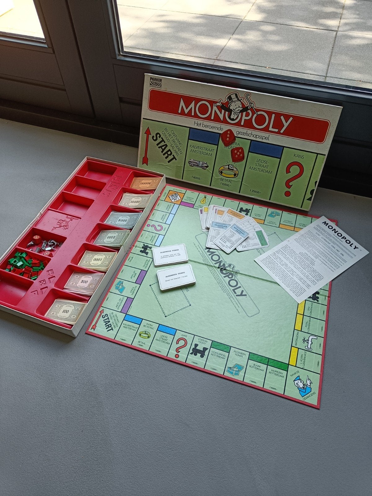 Monopoly Klassieke Versie - Nostalgie met Guldens, Drie of vier spelers, Ophalen of Verzenden, Gebruikt, Parker Brothers