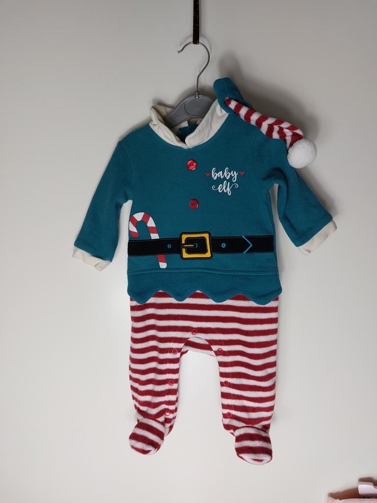 Schattig Elfenpakje met bijpassende muts maat 56 62 z.g.a.n, Kinderen en Baby's, Jongetje of Meisje, BPC, Ophalen of Verzenden